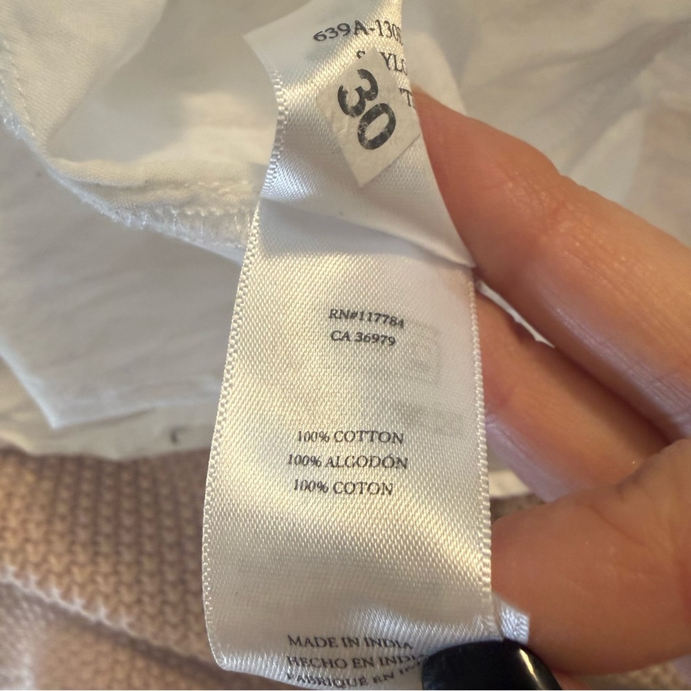 Rails Saylor Eyelet Dress in White * Missing Belt* size Small - Picture 11 of 14